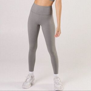 SASKI womens charcoal high waisted leggings size M